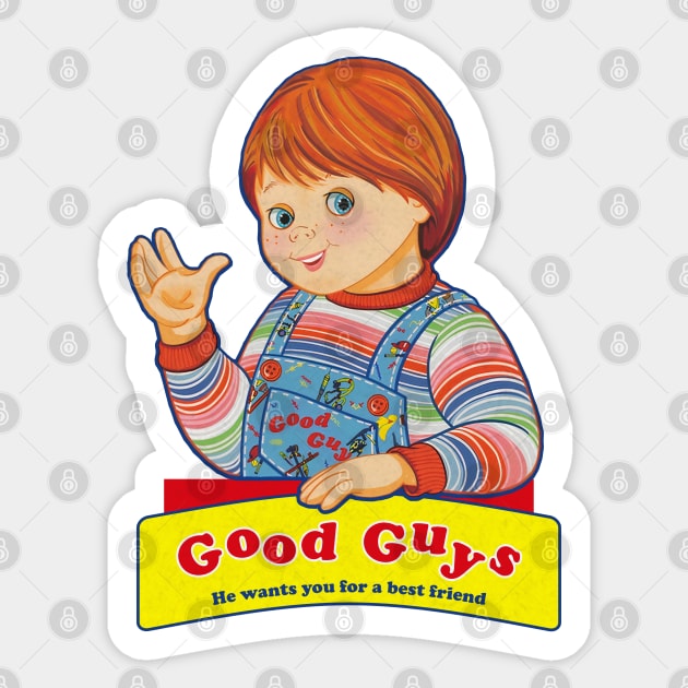 Good Guys Chucky Sticker by Polos